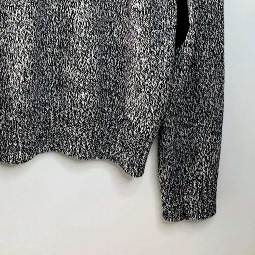 NWT Chaps Twist‎ Knit Mock Neck Sweater Men Two Tone Patch Elbow Preppy  XL